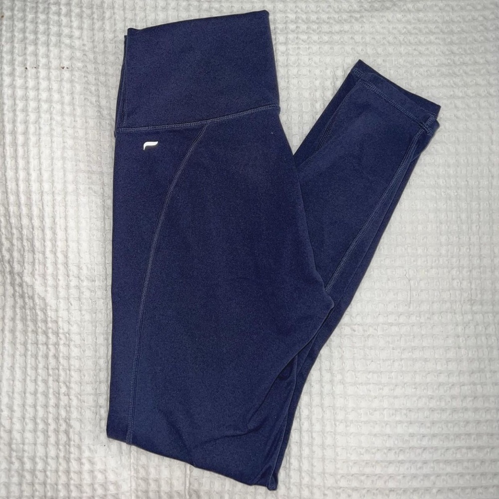 Fabletics Dark Blue Heathered Leggings